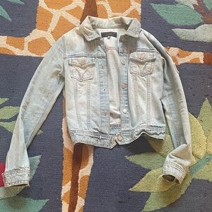 Juicy Couture Light Blue Denim Jacket with Patches